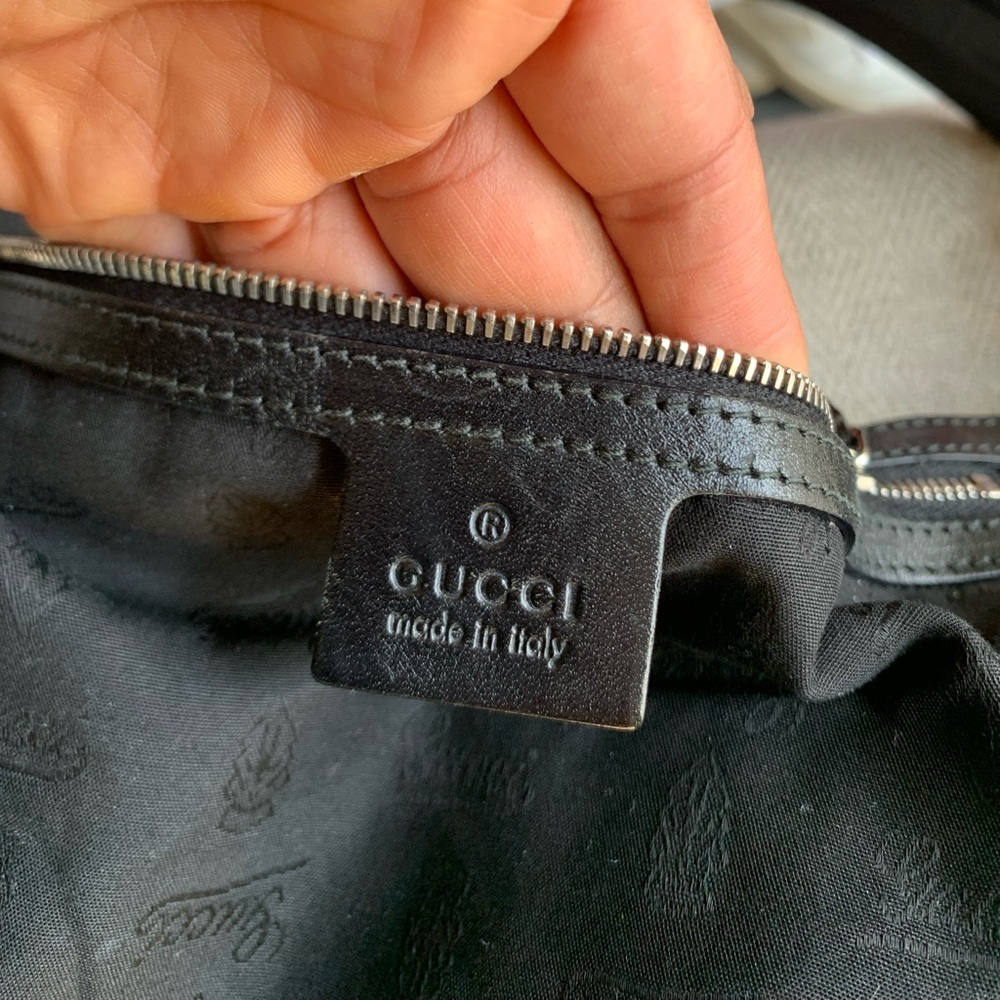GUCCI Monogram twin hobo should bag - Picture 10 of 12